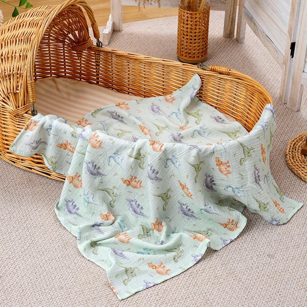 Soft Cotton Baby Swaddle Blanket Size 80x80cm