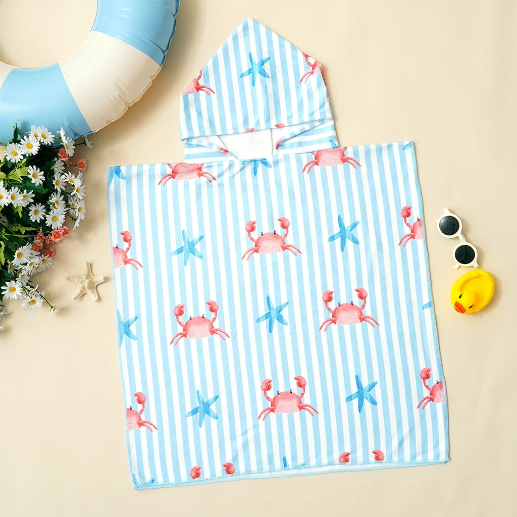 Kids Beach Towel Robe – Soft & Absorbent