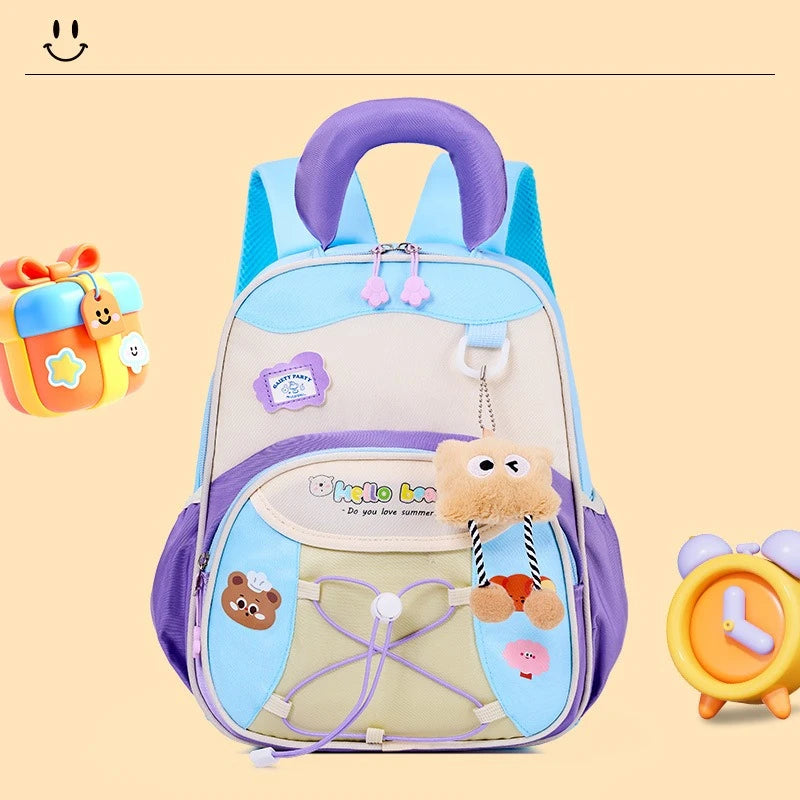 Cute Backpack for Boys Girls Lightweight Preschoolm, Kindergarten School Bag