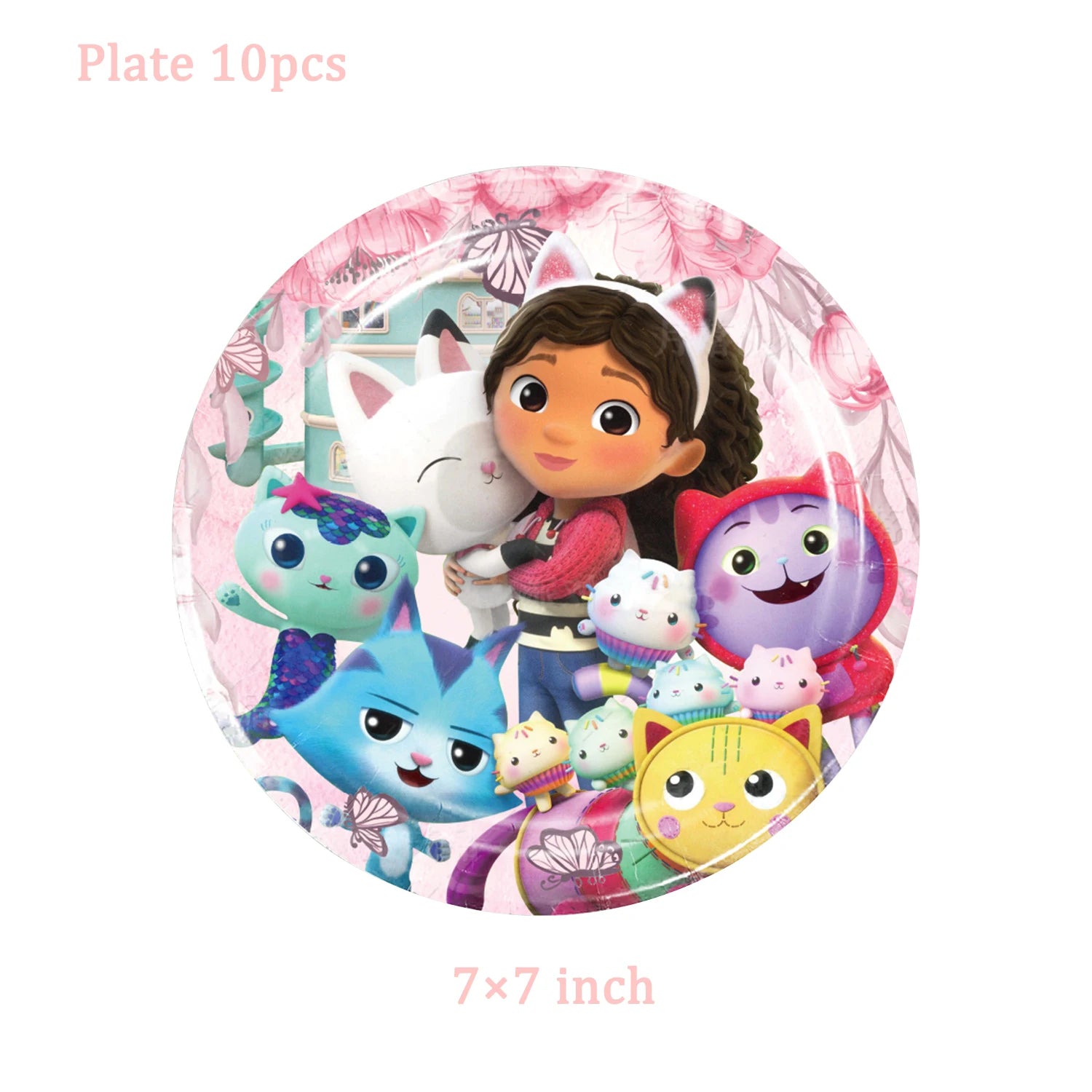 Gabby Doll House Party Tableware Set for Girls