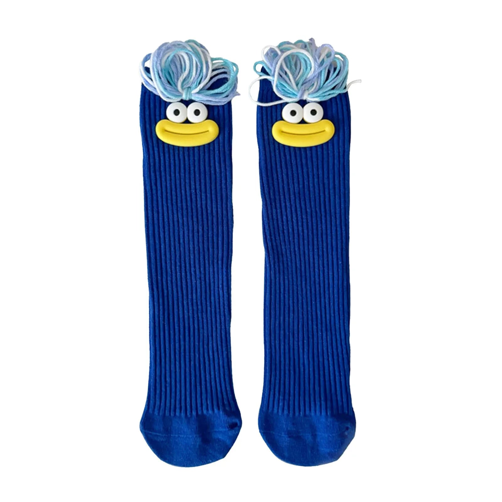 Funny Colorful Cartoon Knee-High Socks