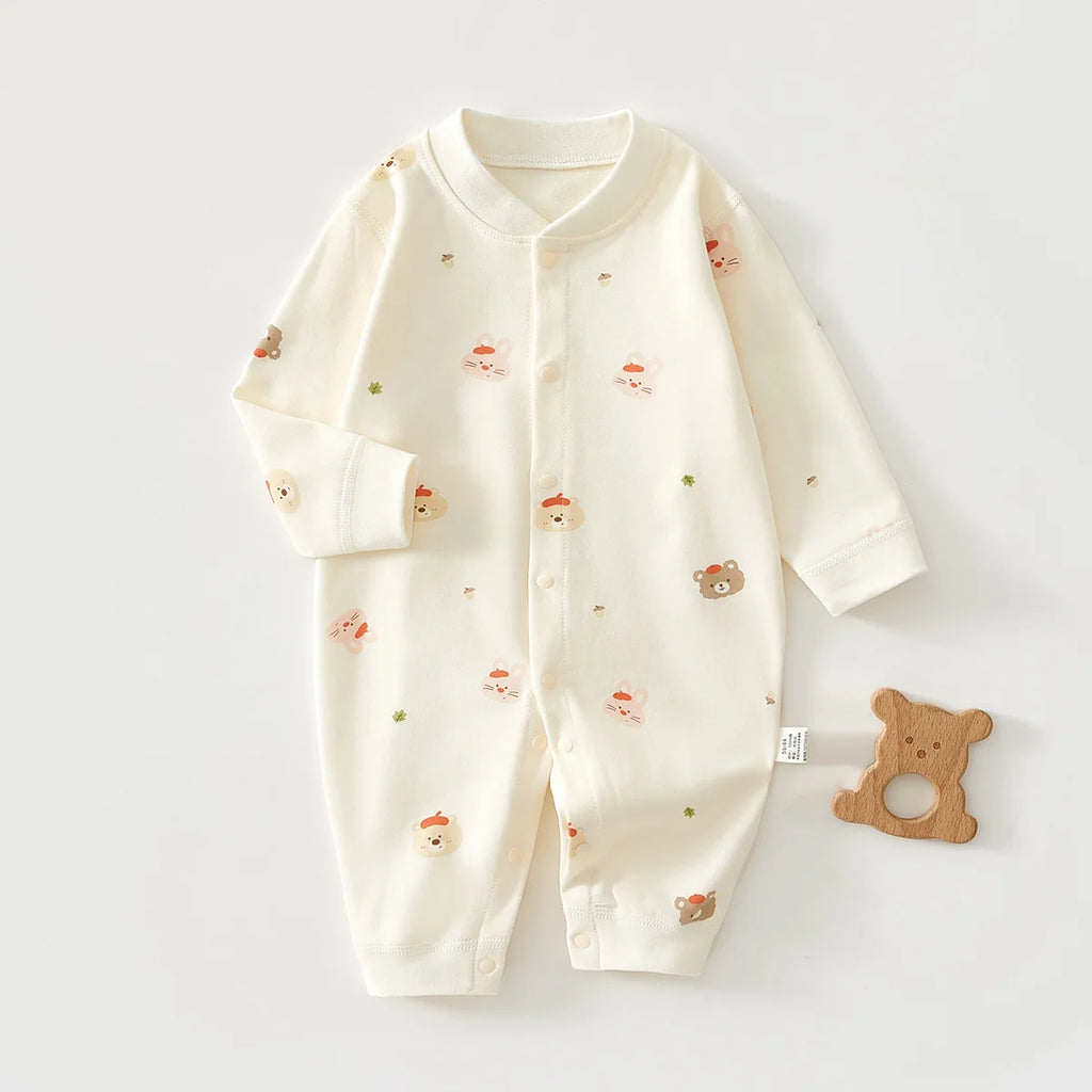 Soft Cotton Baby Climbing Romper – 0-18M