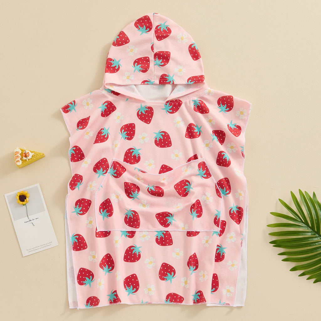 Kid Summer Cape Hooded Beach Towel Soft For kids
