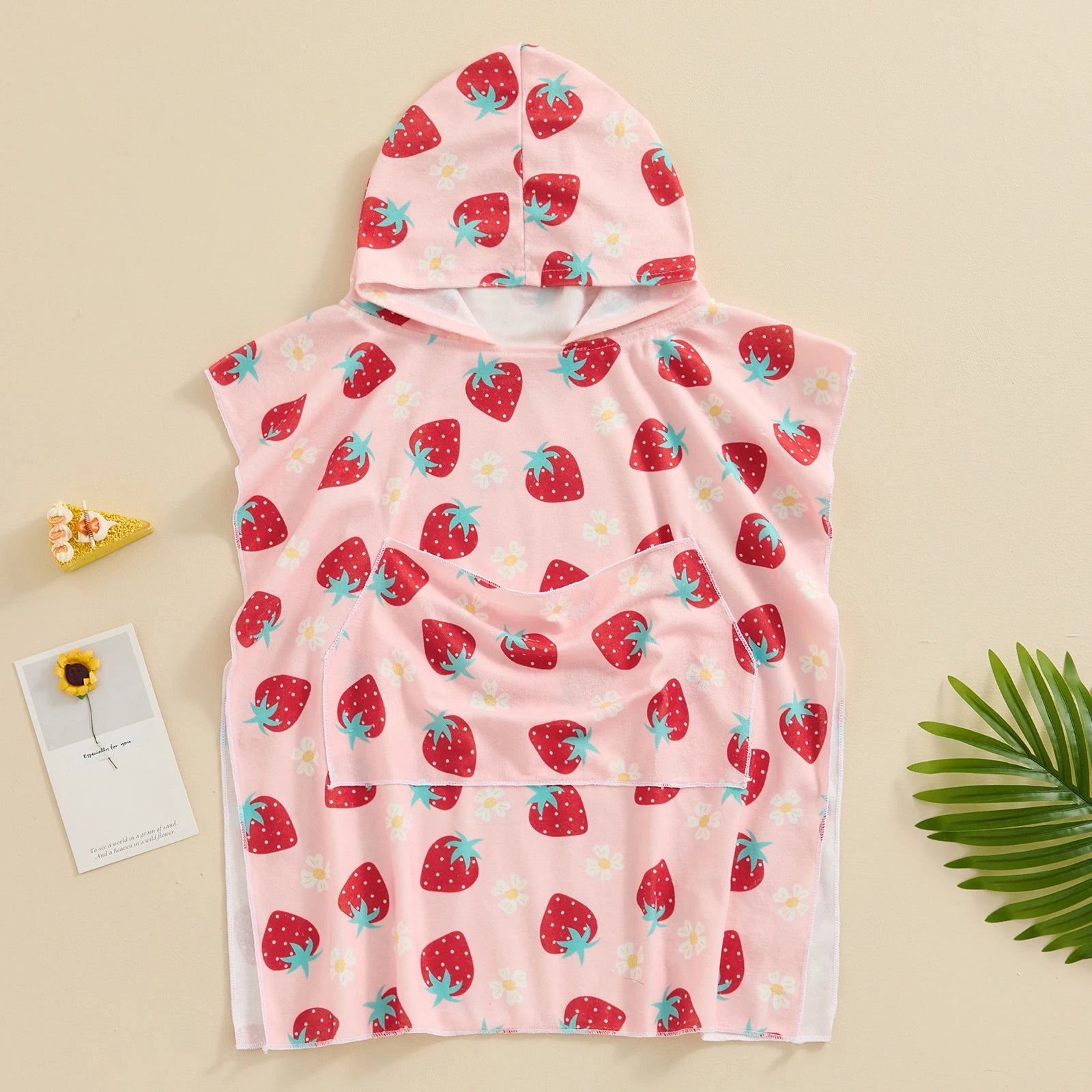 Kid Summer Cape Hooded Beach Towel Soft For kids