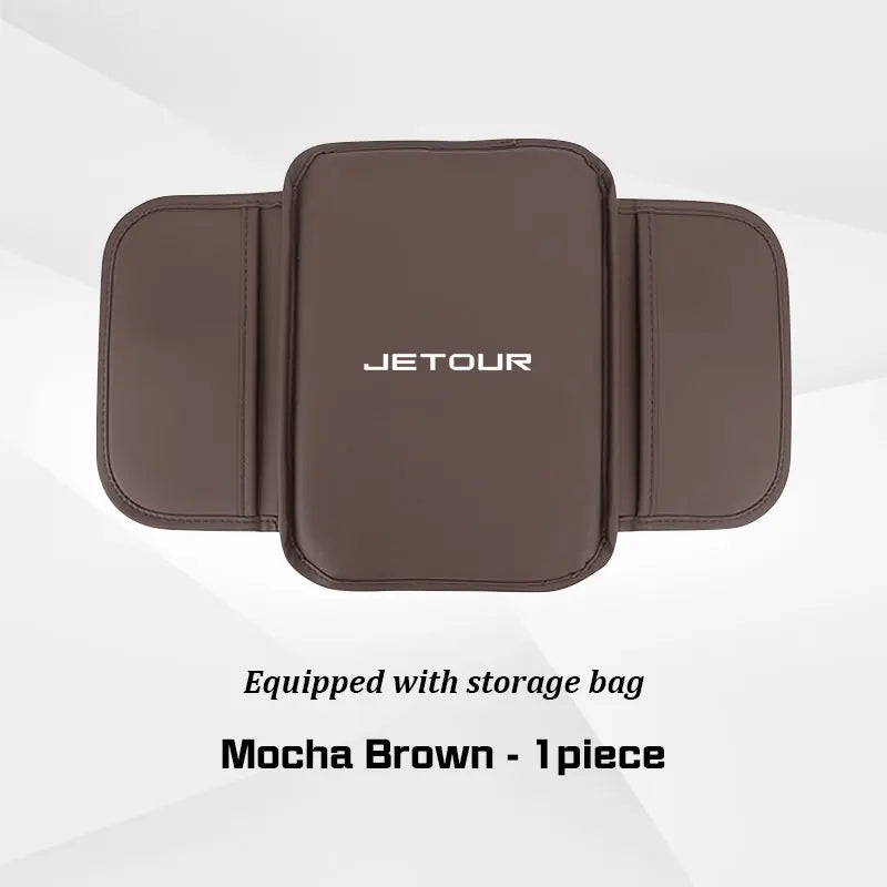 For Jetour T3  Leather Car Armrest Box Mat Accessories Center Console Protector Cushion