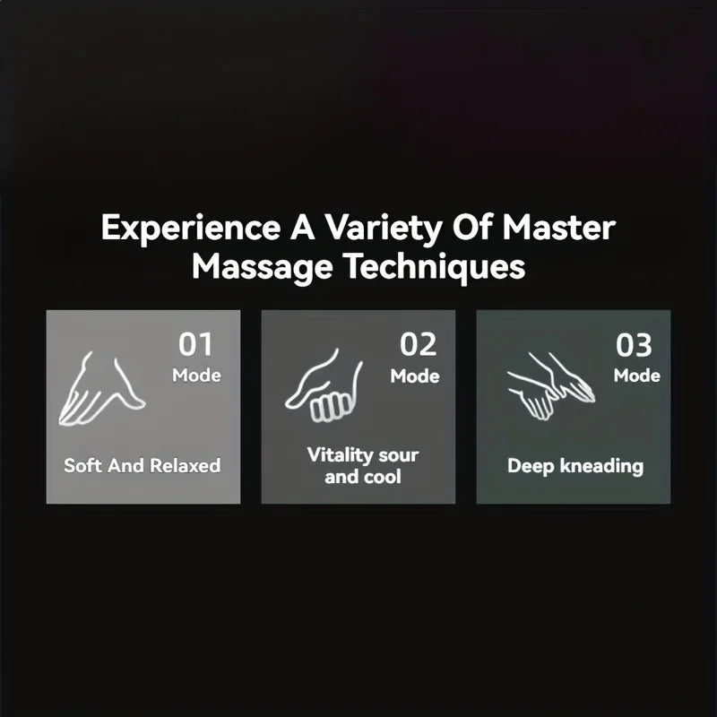 Neck Shoulder Massager Finger Pressure Shiatsu Neck Back and Shoulder Massager Electric Kneading Neck Deep Massage Muscle Relax