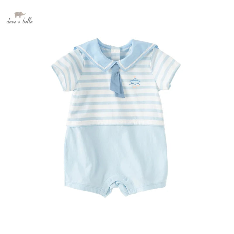 Dave Bella Brand Navy Style Baby Boys Romper