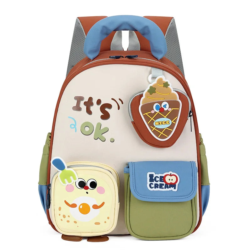 Cute Ice Cream Kids Backpack