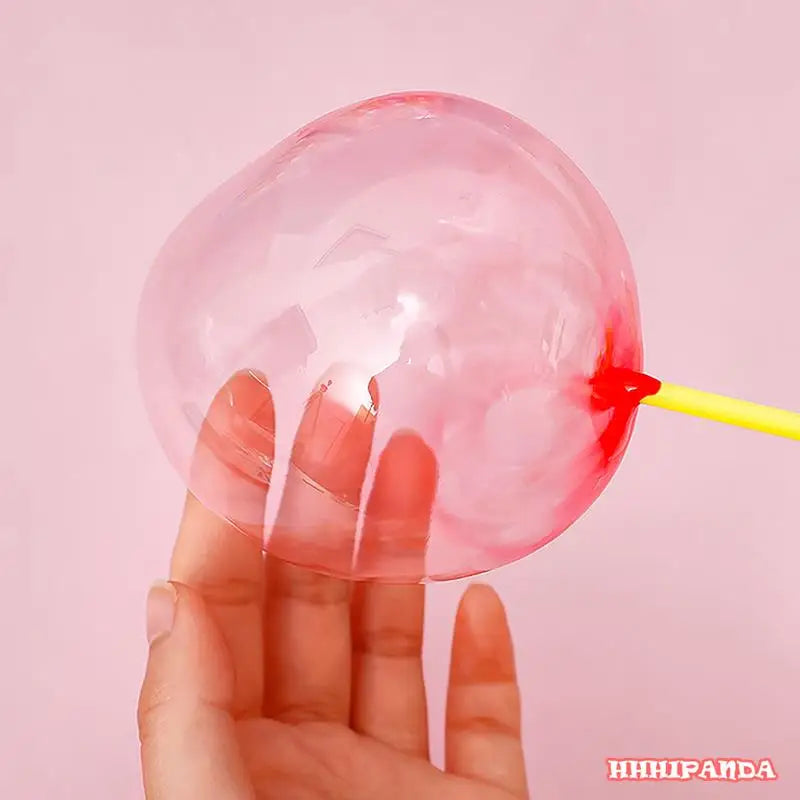 4PCS Nostalgic Toys Magic Bubble Glue Blowing Ball