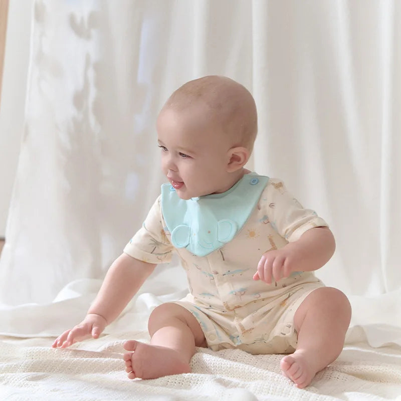 Dave Bella Brand Baby Jumpsuit , Cute Cartoon Animal Print