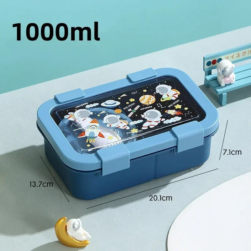 Cute Portable Compartment Kids Lunch Box