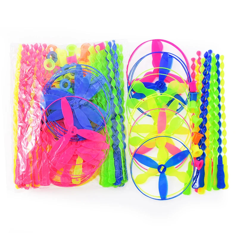 10/20pcs colorful dragonfly flying toys – perfect for kids’ party favors and goodie bags.