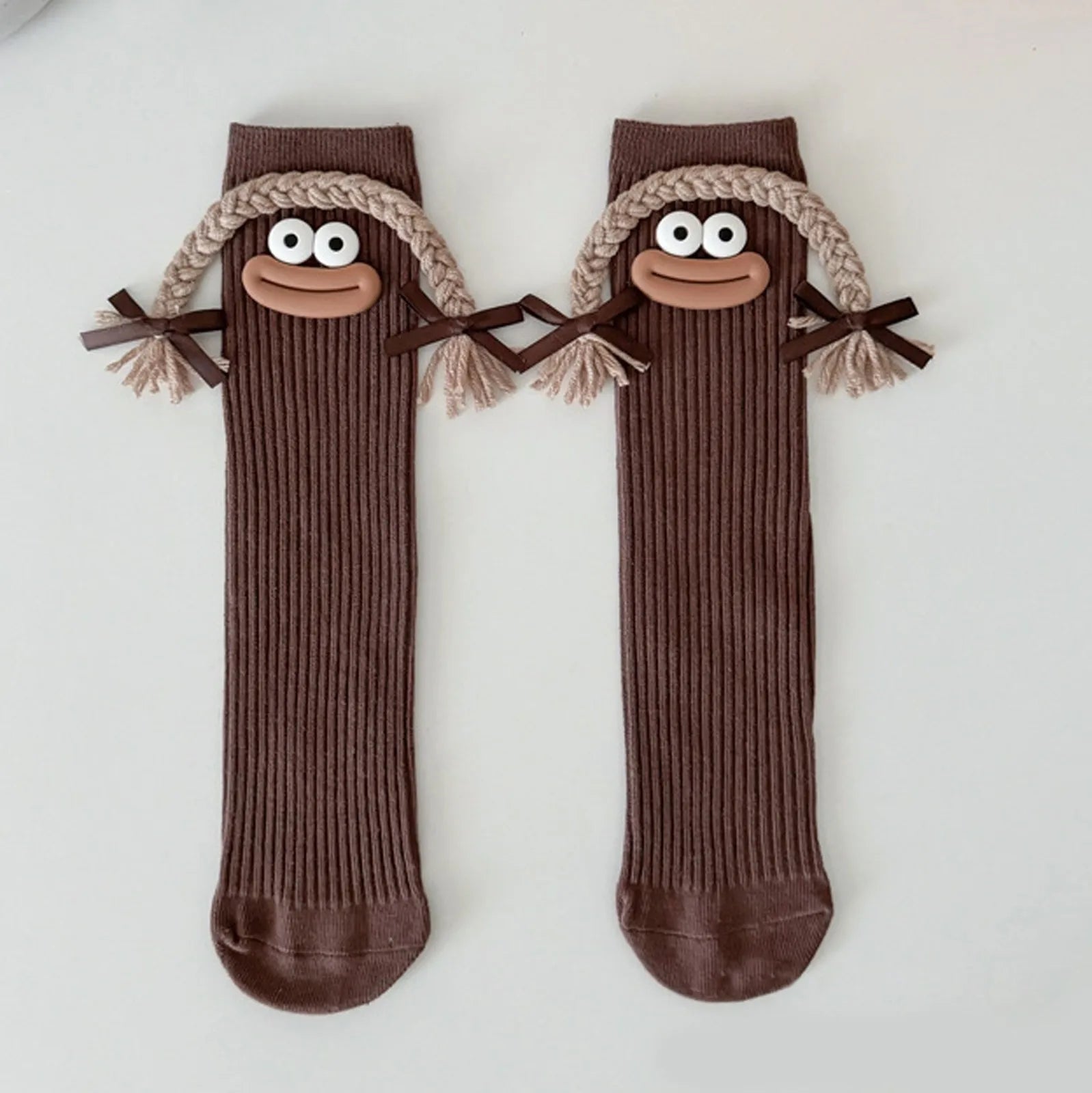 Funny Colorful Cartoon Knee-High Socks