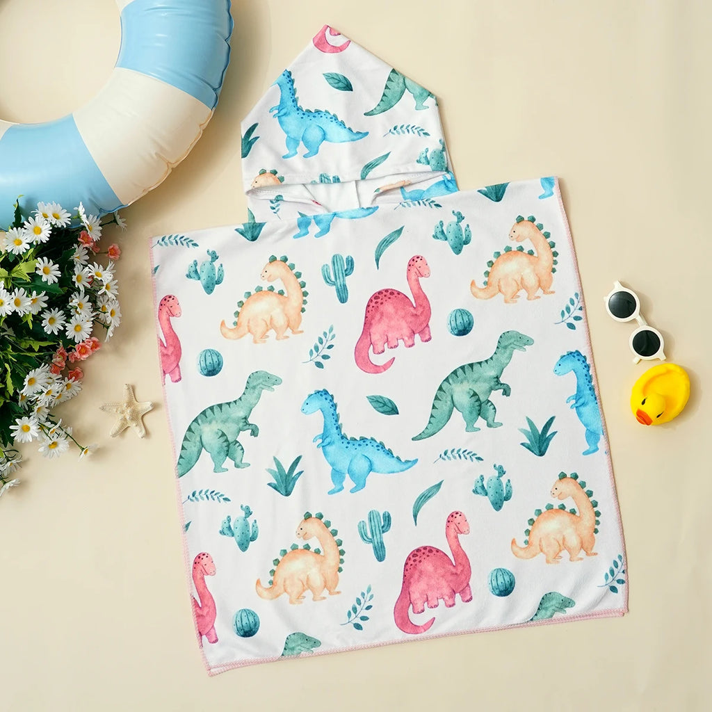 Kids Beach Towel Robe – Soft & Absorbent