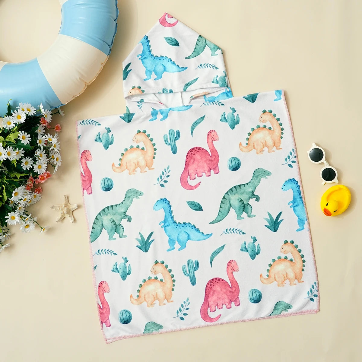 Kids Beach Towel Robe – Soft & Absorbent
