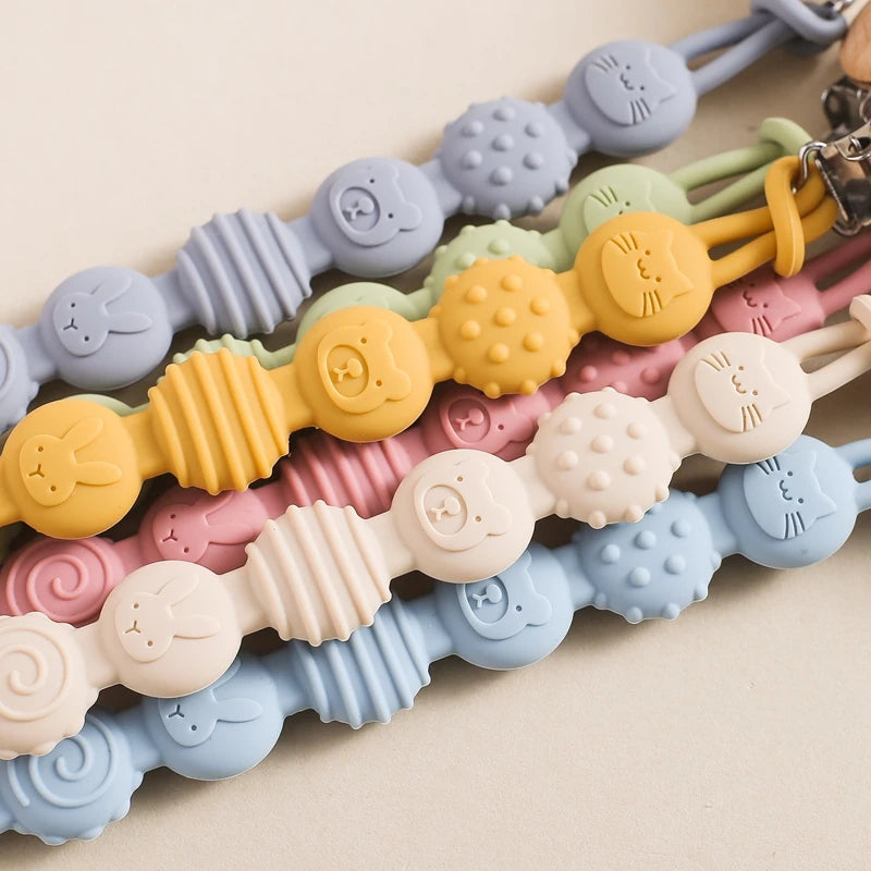 Baby Silicone Pacifier Clip