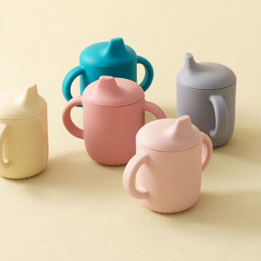 Soft Silicone Drinking Training Cup for Babies & Toddlers