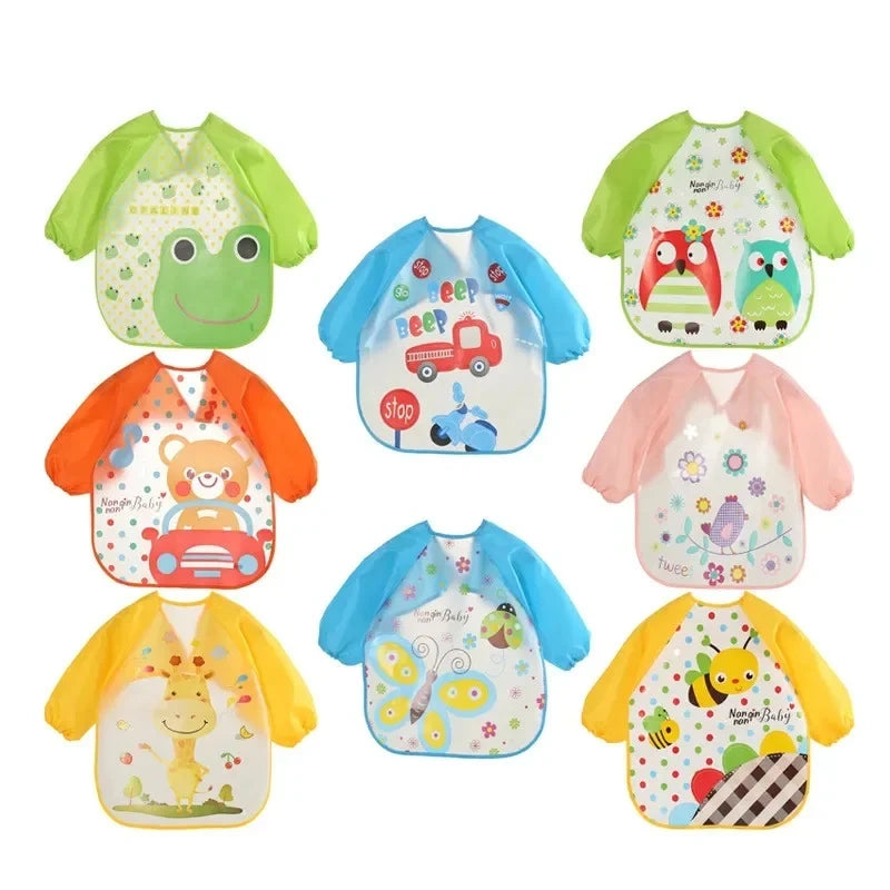 Kids Long Sleeve Feeding Bib