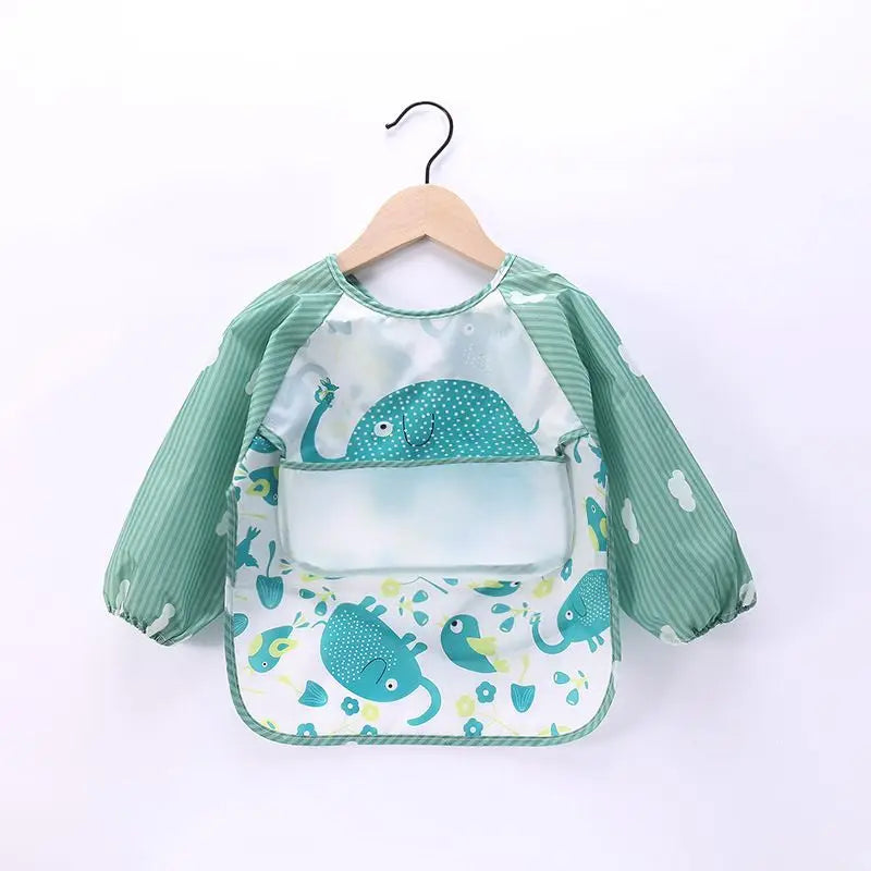 Kids Long Sleeve Feeding Bib
