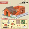 Mini Brick Building Set - Real Masonry Toy for Creative Construction, Architectural Model Making with Tiny Bricks!