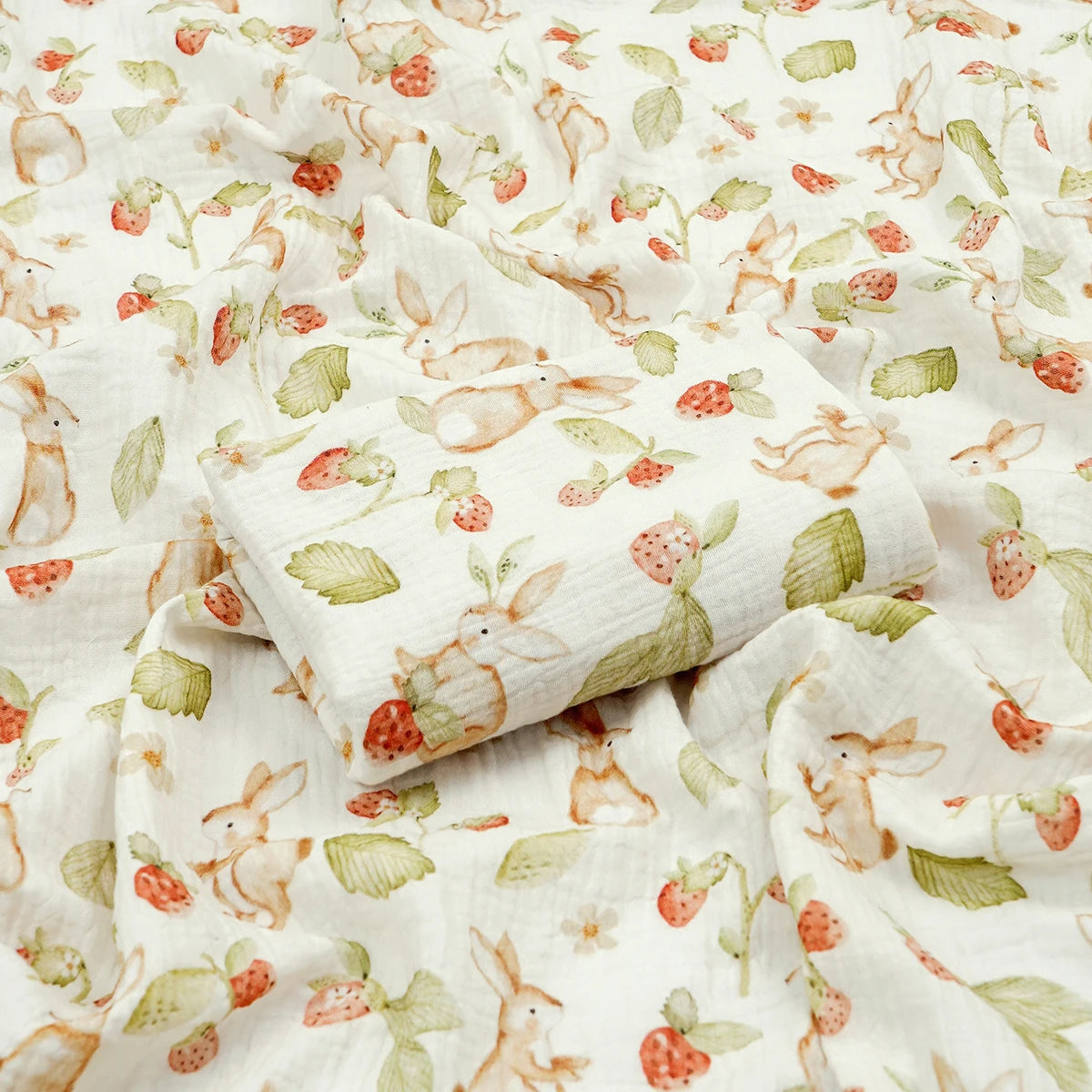 Soft Cotton Baby Swaddle Blanket Size 80x80cm