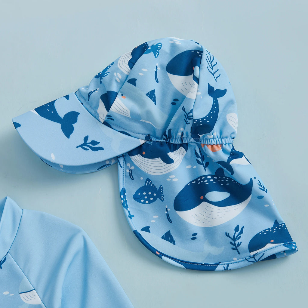 Swimwear’s For Boy with Hat Summer Kids Beachwear