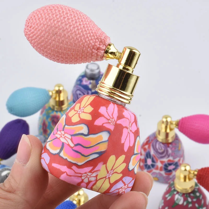 30pcs 12ml Triangle Retro Style Perfume Bottles, Refillable Bottle