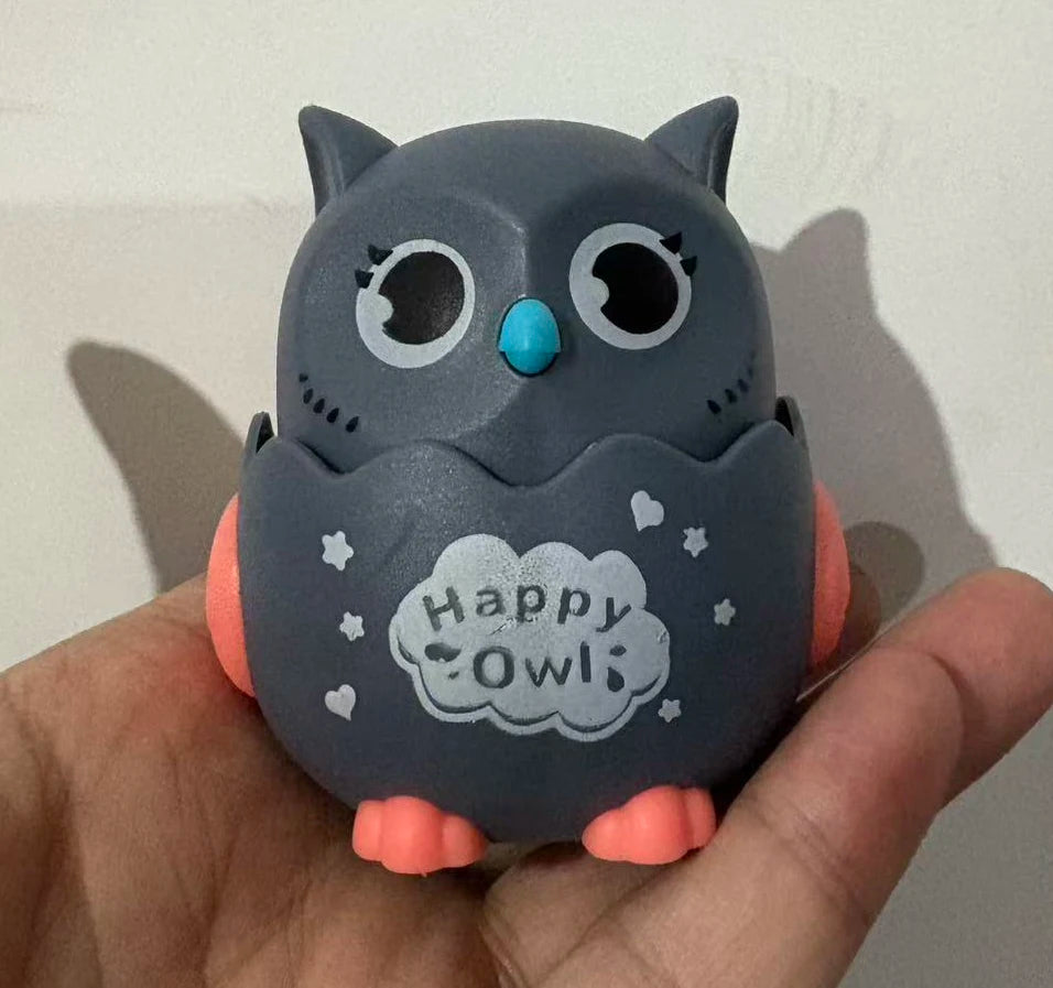Cartoon Owl Clockwork Inertia Toy for Kids