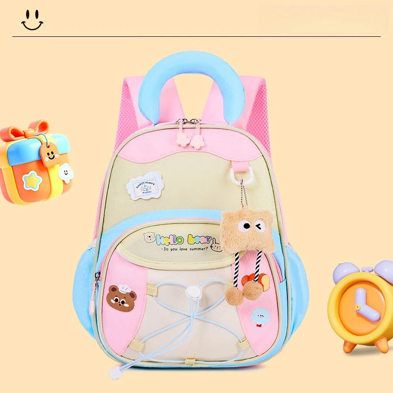 Cute Backpack for Boys Girls Lightweight Preschoolm, Kindergarten School Bag