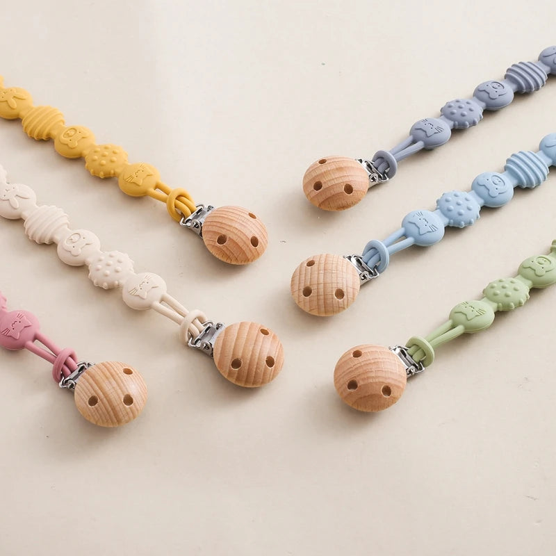 Baby Silicone Pacifier Clip