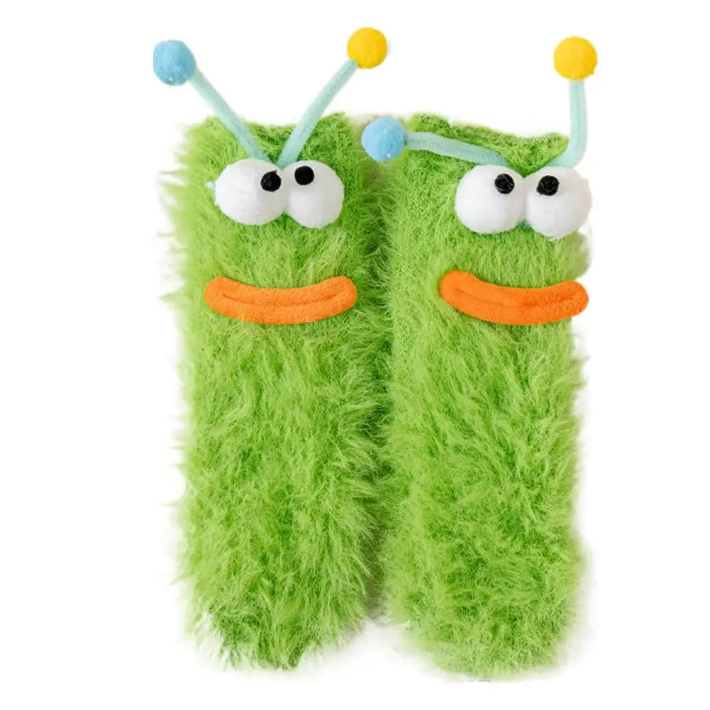 Kids Winter Cartoon Animal Socks – Warm & Thick