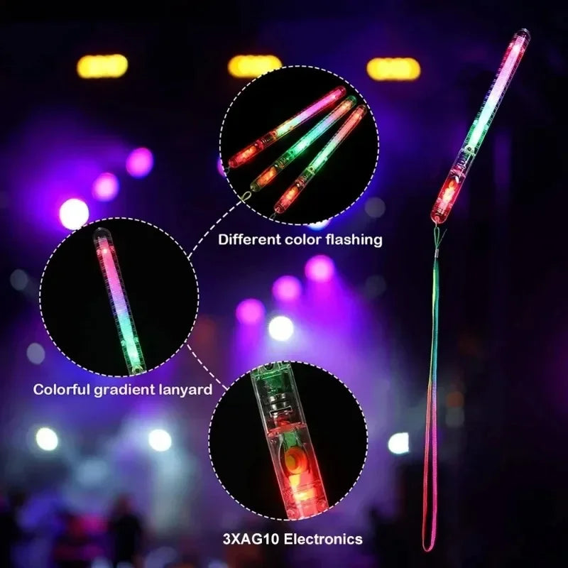 LED Glow Sticks Night Lighting Fiber Optic Birthdays