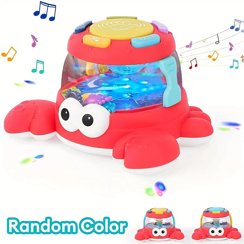 Kids Musical Turtle & Crab Drum Toy – Early Learning Gift