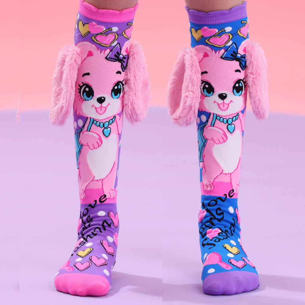Crazy socks for kids Cute socks girls wacky Funky Stretch Mid to High Novelty Socks