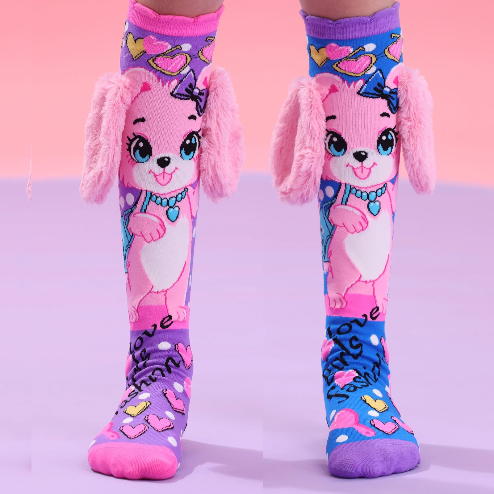 Crazy socks for kids Cute socks girls wacky Funky Stretch Mid to High Novelty Socks