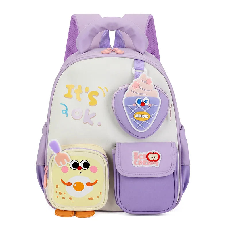 Cute Ice Cream Kids Backpack
