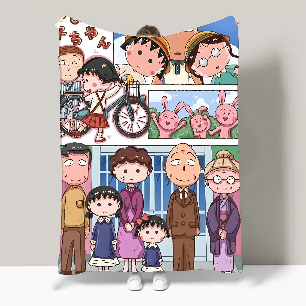 Anime maruko Blanket Design,All-Season