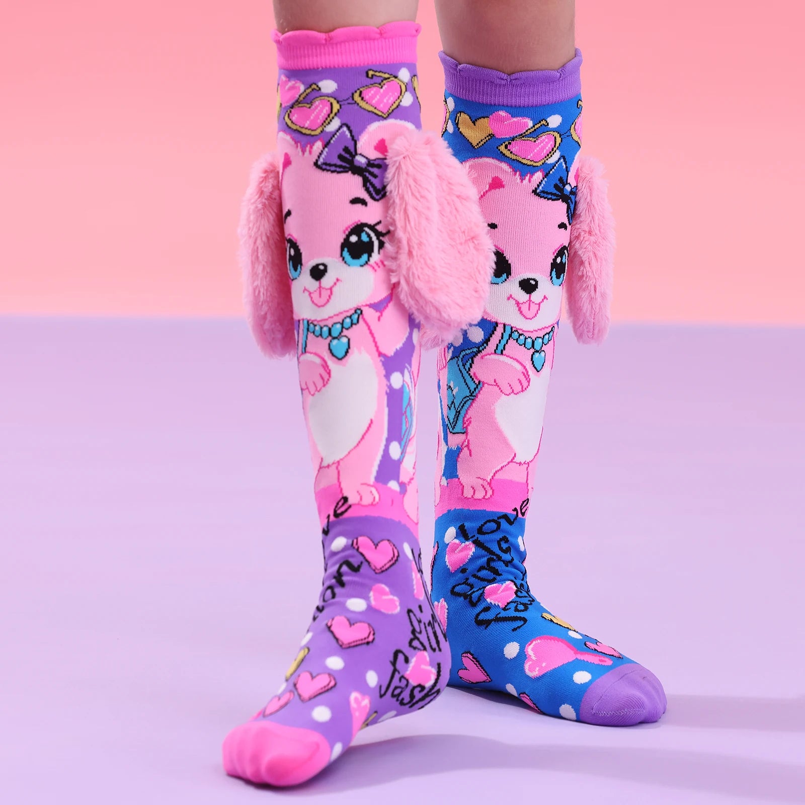 Crazy socks for kids Cute socks girls wacky Funky Stretch Mid to High Novelty Socks