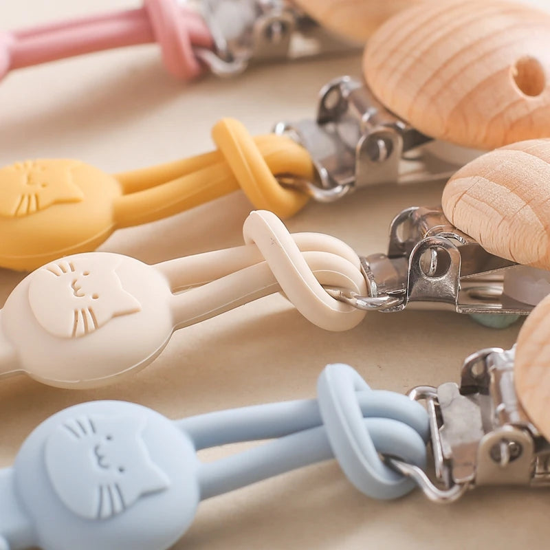 Baby Silicone Pacifier Clip