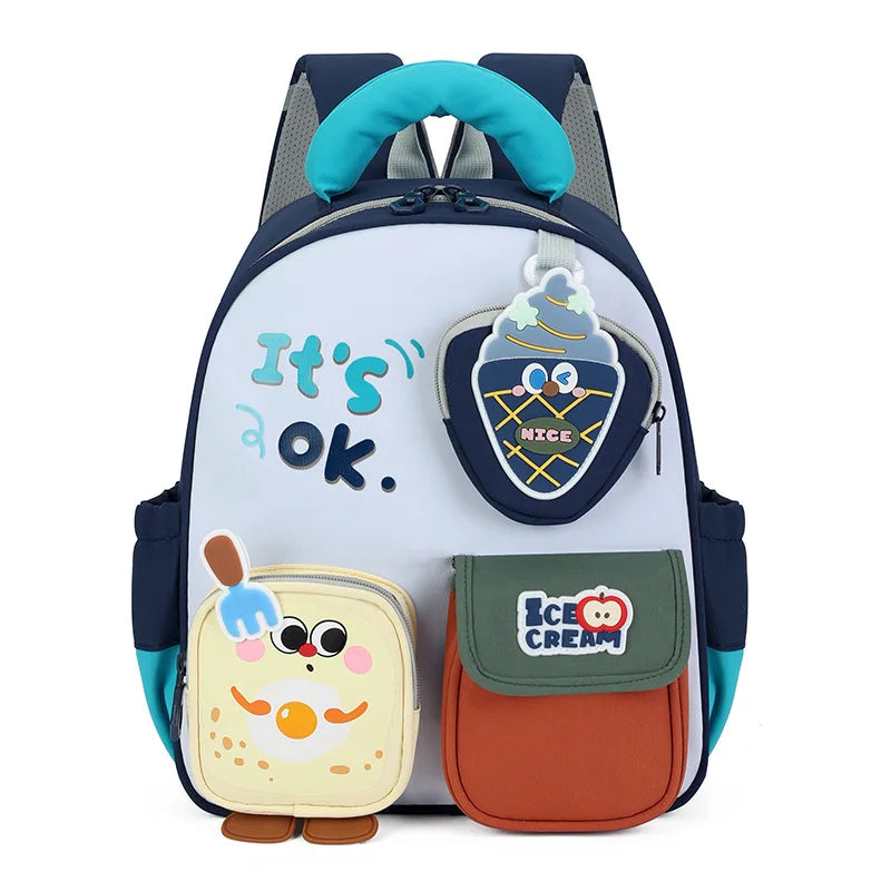 Cute Ice Cream Kids Backpack