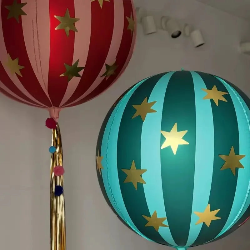 4D Star Aluminum Film Balloon 22 Inch