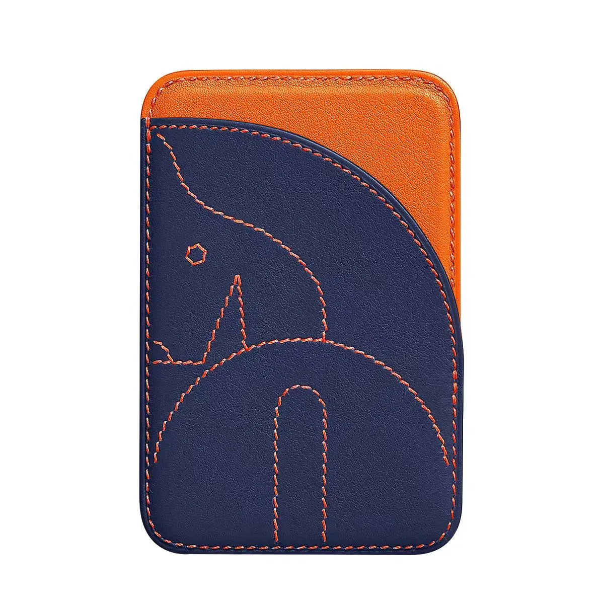 Mage Safe, Leather Card Holder Magnetic Phone Case ID Bag NFC Accessories, ID Card Storage Bag