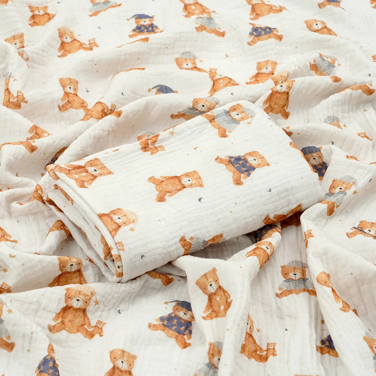 Soft Cotton Baby Swaddle Blanket Size 80x80cm