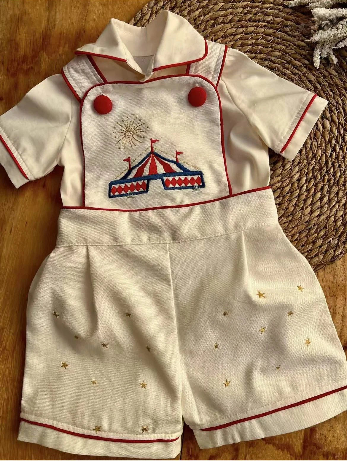 Baby Vintage Embroidery Dress & Suit – Party & Eid