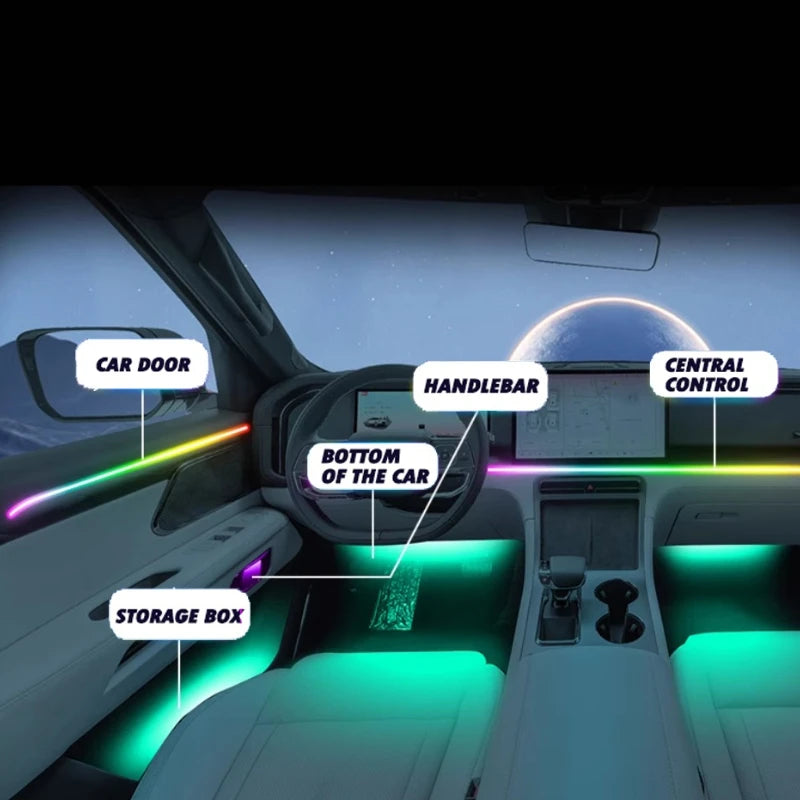 Ambient Lights ROX 01 Full Set Interior Decoration Atmosphere Light Interior Modification Accessory