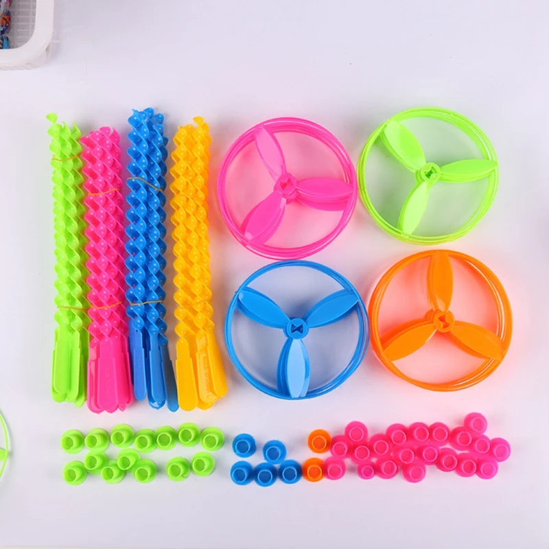 10/20pcs colorful dragonfly flying toys – perfect for kids’ party favors and goodie bags.