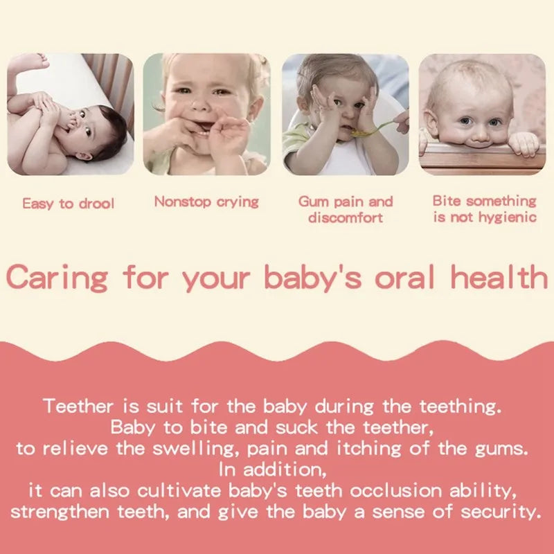 Baby Silicone Pacifier Clip