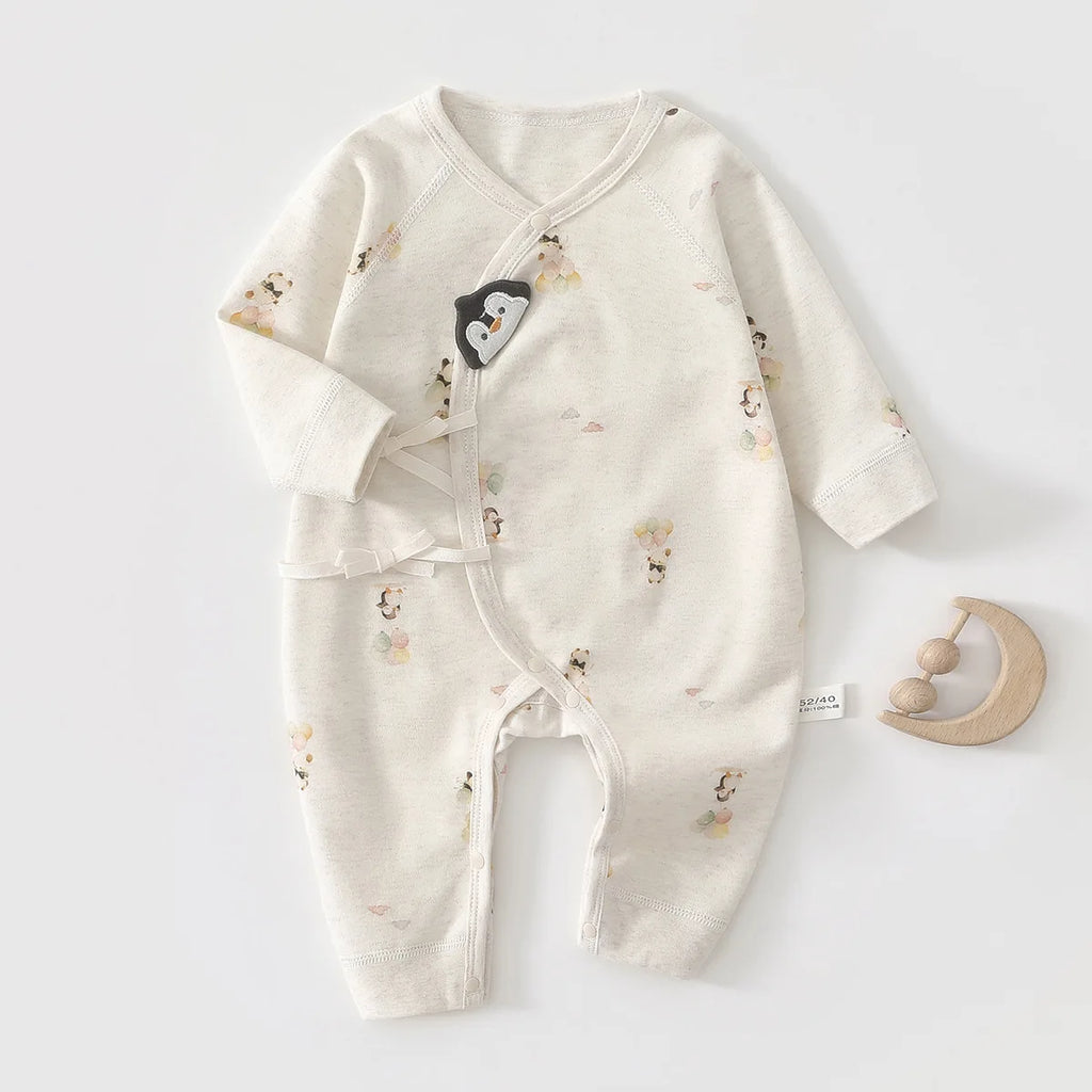 Unisex Baby Cotton Jumpsuit – Spring & Autumn (Newborn)