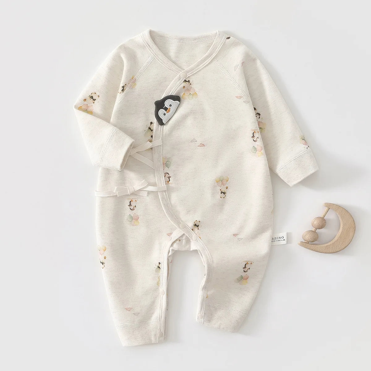 Unisex Baby Cotton Jumpsuit – Spring & Autumn (Newborn)