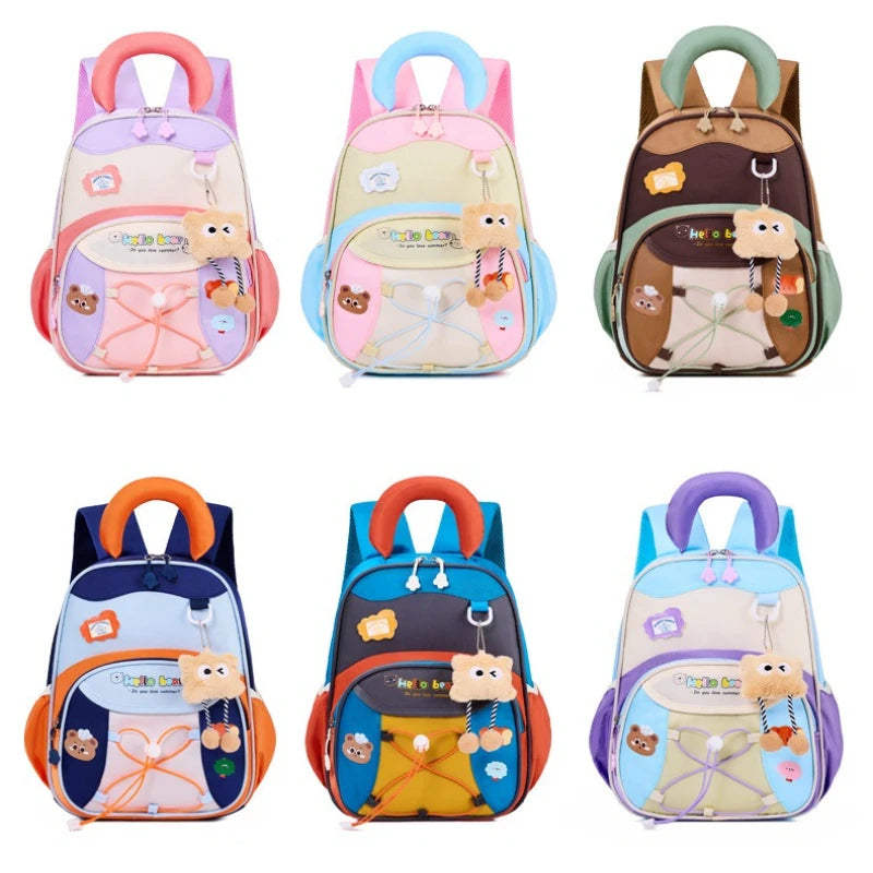 Cute Backpack for Boys Girls Lightweight Preschoolm, Kindergarten School Bag